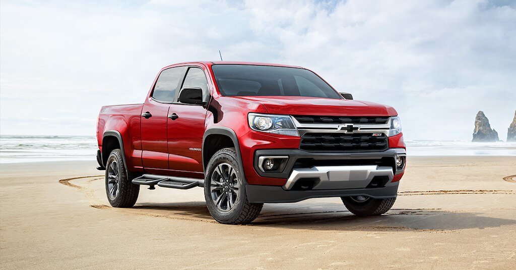 Promoción Chevrolet Colorado, camioneta con motor V6 con 308 HP