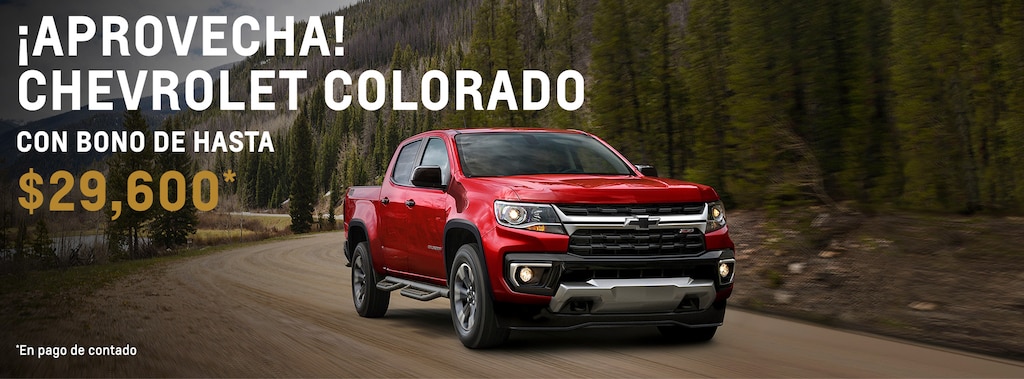 Chevrolet Colorado, disponible con un bono de hasta 29,600