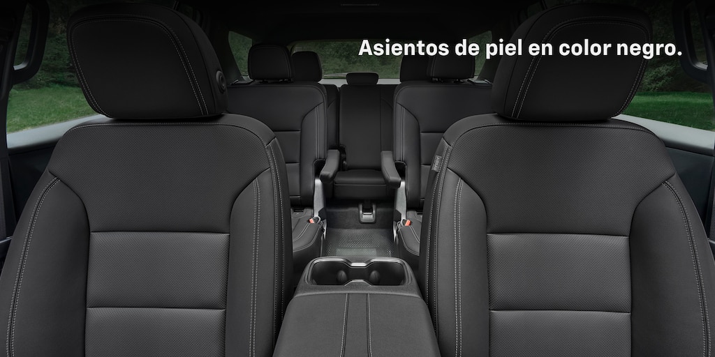 Nueva Chevrolet Traverse 2024, camioneta familiar con confortables asientos de piel para 8 pasajeros