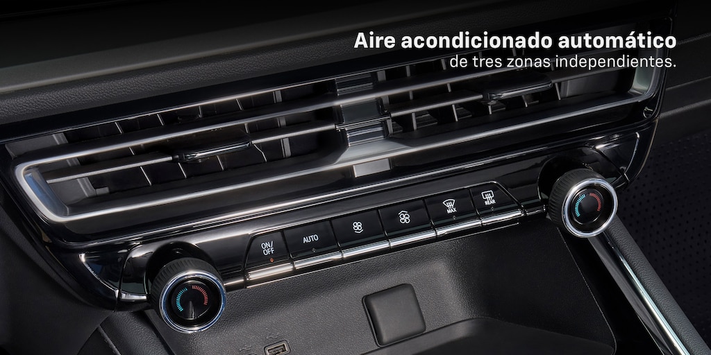 Nueva Chevrolet Traverse 2024, tu camioneta con aire acondicionado eléctrico y automático bizona para más confort familiar