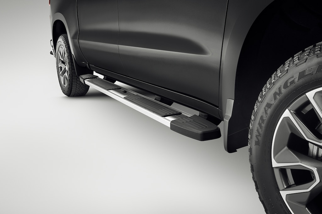 Estribo rectangular cromado de 6 pulgadas para Chevrolet Cheyenne ZR2 BISON 2024
