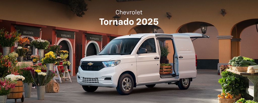 Chevrolet Tornado Van 2025, la versátil furgoneta de trabajo con capacidad de carga de 650 kg, 3,050 litros cúbicos